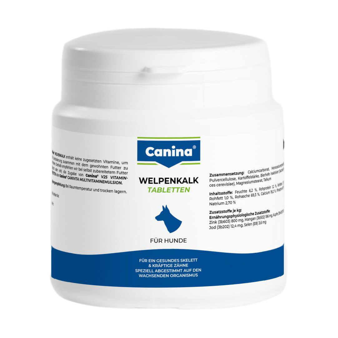Вітаміни для цуценят Canina Welpenkalk, 150 шт